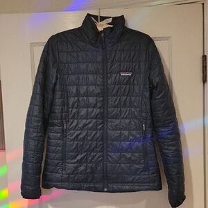 Patagonia Nano Puff Jacket, Small, Blue